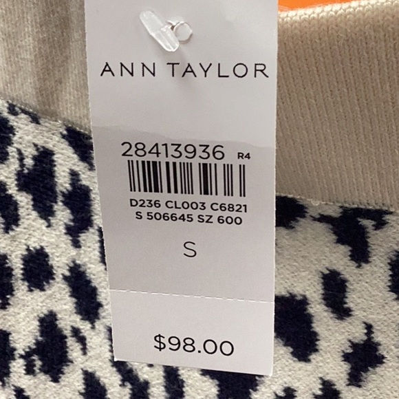 NWT Ann Taylor Cheetah Animal Print Knit Skirt Size Small - Picture 4 of 4